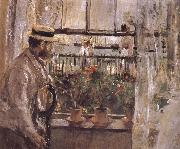 Berthe Morisot The man at the Huaiter Island Spain oil painting artist
